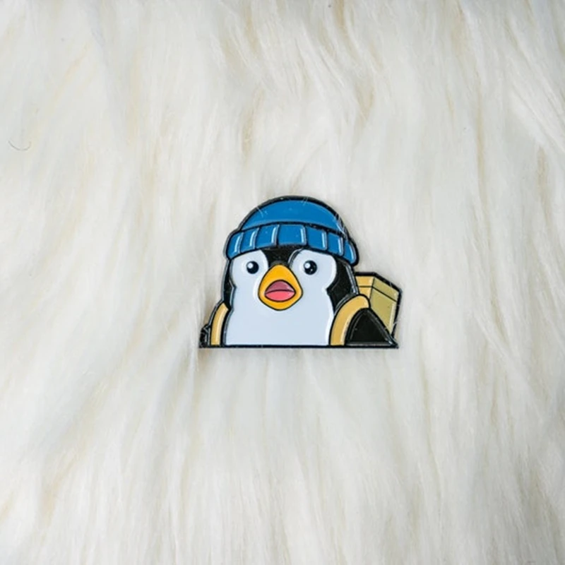 Cute Travel Penguin Game Valorant Valorant Penguin Hard Enamel Badge Brooch DIY Backpack Pin Party Gift Jewelry Kawaii Pin