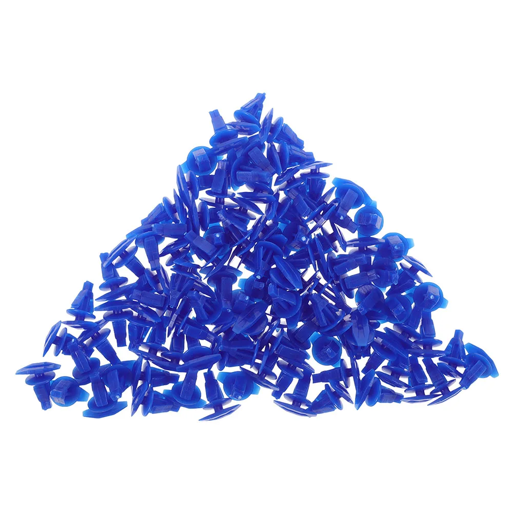 

200pcs Car Weatherstrip Clips Sealing Blue Fasteners Automotive Panel Retainer Clips Cars Sturdy Plastic Large Capacity