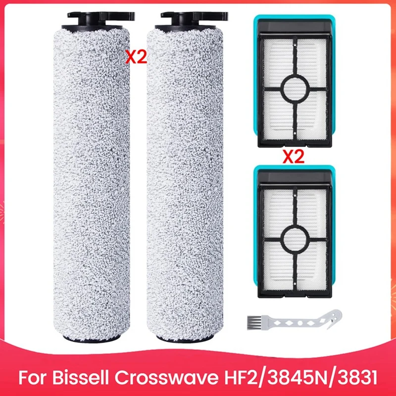 

Для Bissell Crosswave HF2/3845N/3831 пылесос для влажной и сухой уборки, щетки, ролики, HEPA-фильтры, набор аксессуаров