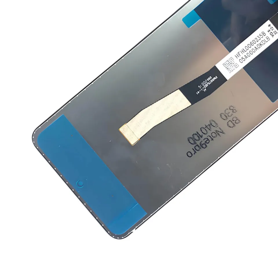 Alta Calidad para Xiaomi Redmi Note 9 Pro LCD Display Digital Touch Screen para Redmi Note 9 Pro Screen M2003J6B2G LCD Repuesto