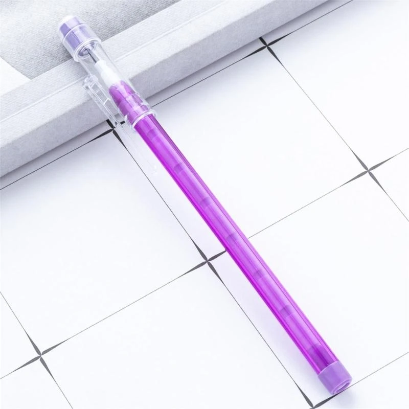 Y5LB Translucent Multiple Point Push Pencil with Eraser, Stacking Point Leads Pencils