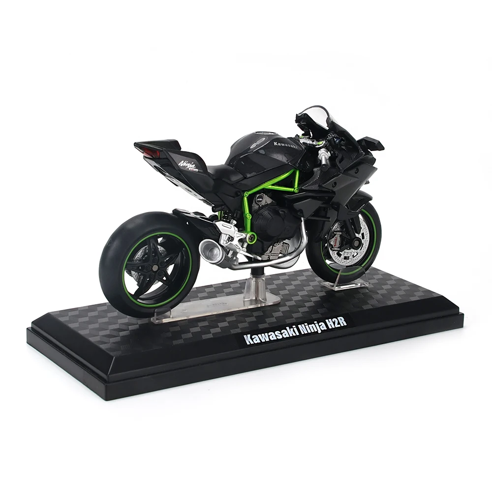 MSZ CCA 1:12 Kawasaki Ninja H2R Classic Motorcycle Model Alloy Car Model Toy Car Casting Collection Toy Gift Christmas Gift