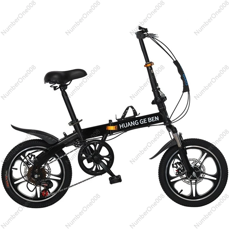 20 Inch Folding Mountain Bike for Adults, Lightweight Commuter Bicycle with Gears, Gift Idea for Students Men Women, Bulk Order