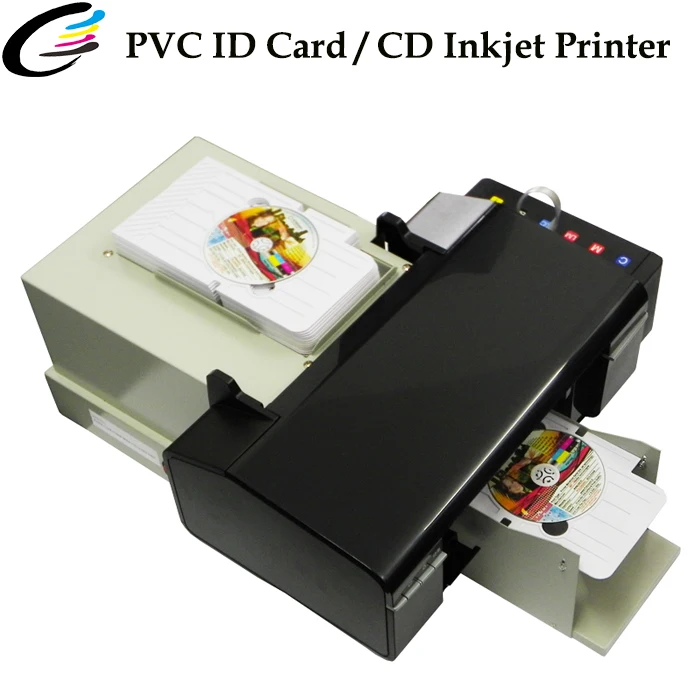 FCOLOR Automatical Plastic PVC ID Card Printer Machine for 100pcs PVC Card Printing