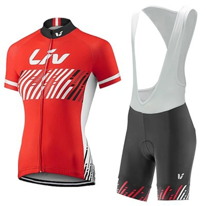 

LIV Team Women Cycling Clothing Bicycle Jersey Set Female Ciclismo Girl Cycle Casual Wear Road Bike Bib Short Pant Pad Ciclismo