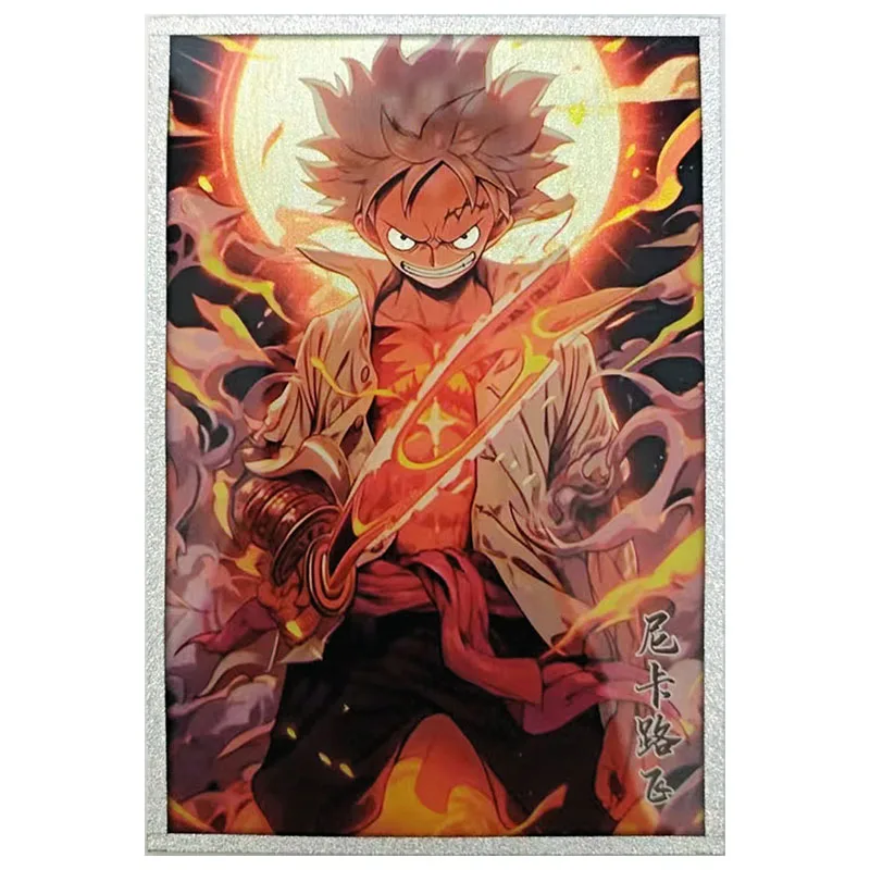 Anime ONE PIECE Rare SSP A6 Size Collectible Cards Robin Nami Reiju Ace Hancock Luffy Shanks Zoro Toys for boys Birthday Present