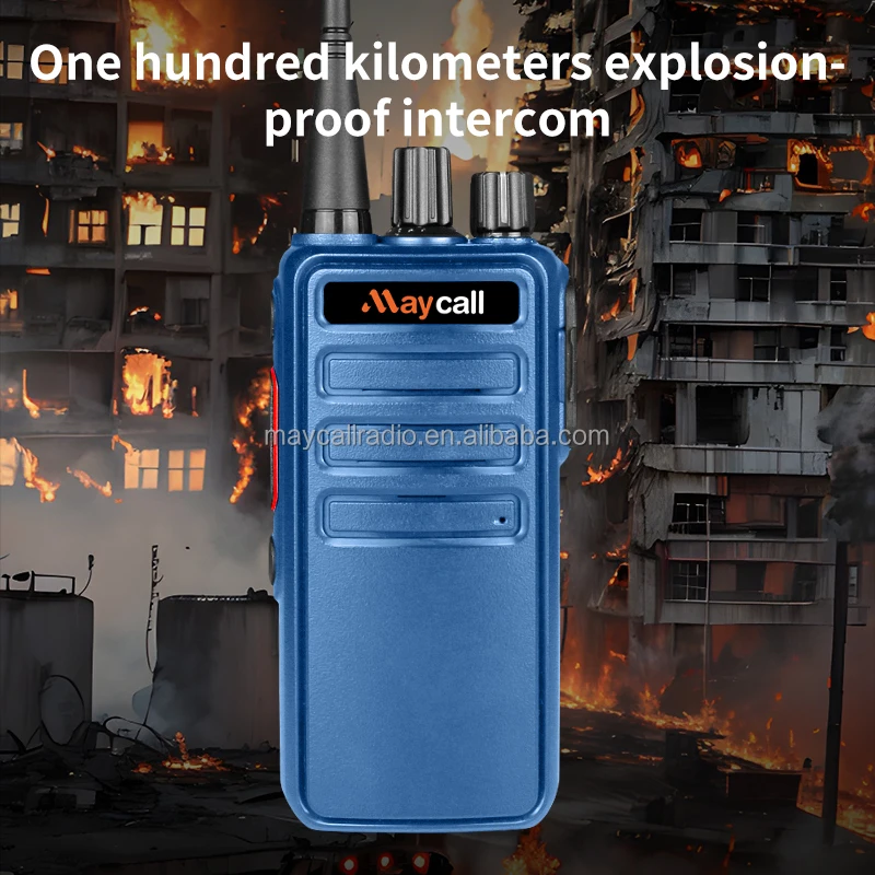 MC-318EX 4G LTE-FDD Handheld Walkie-Talkie 5000km Range Water Resistant IPx4 Explosion Proof Two-Way Communication