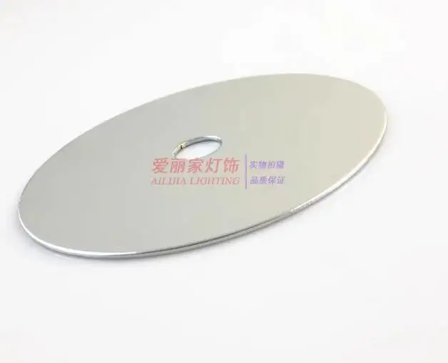 2PCS 60/80/100/120/150mm Diameter Metal Circular Disc,M10 Hole Circular Iron Sheet ,Chrome/Black Color ﻿