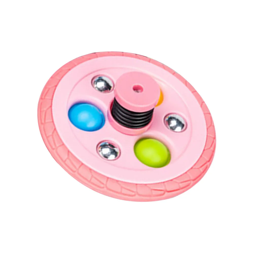 Zabawny, skaczący żyroskop z tworzywa sztucznego, kreatywny design, obrotowa zabawka dla dzieci, gra edukacyjna rozwijająca koordynację.