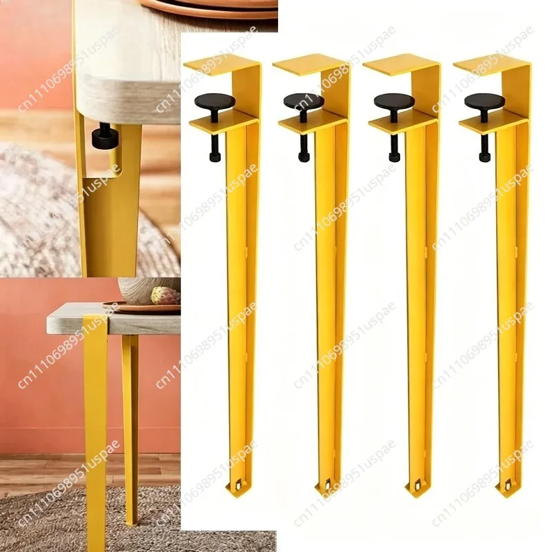 Removable table legs Metal table tripod Simple table bracket No punching support foot