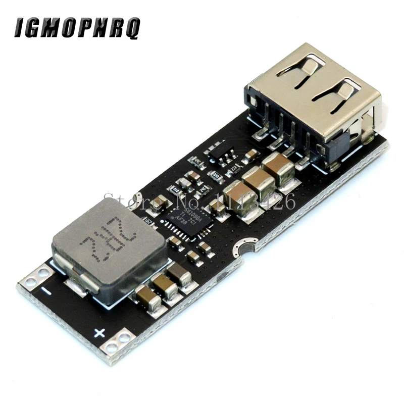 TPS61088 Single Cell Lithium Battery Boost Power Module Board 3.7V 4.2V Liter 5V 9V 12V USB Mobile Phone Fast Charge QC2.0 QC3.0