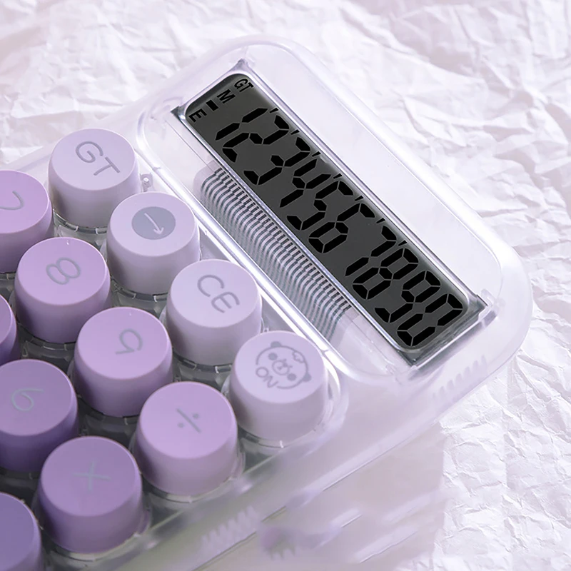 Calculator Office Commercial Transparent Dopamine Gradient Color Computer Cute High Appearance Level Calculator