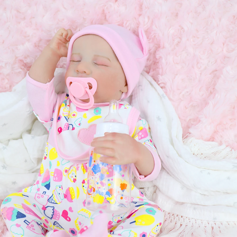 18 inch realistische herboren babyslaappop meisje Levi met handgeschilderd haar 3D huid verzamelbare kunstpop kerstverjaardagscadeau
