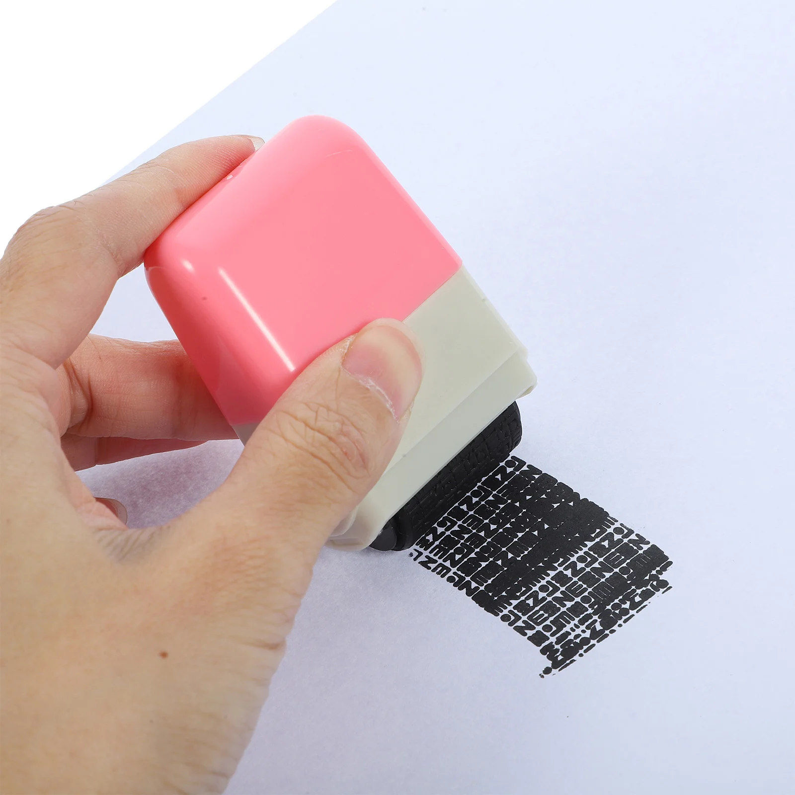 Privacy Smear Seal Convenient Roller Stamp Multi-function Walker Express Bill Home Accessory Plastic Confidential Stamps for