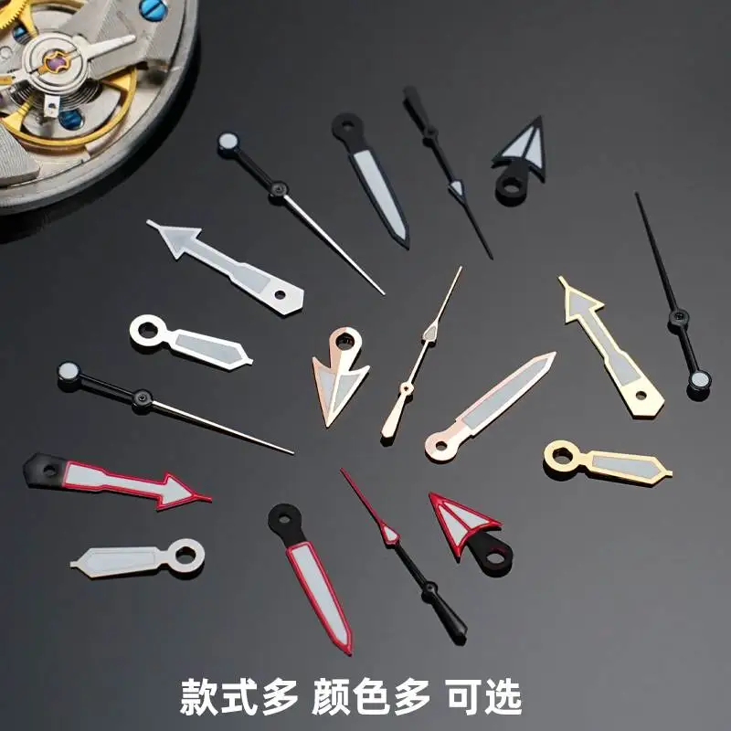 นาฬิกามือ SKX มือนาทีสําหรับ Seiko SKX007 SKX009 NH36 NH35 การเคลื่อนไหวดัดแปลงผู้ชายสีเขียวส่องสว่างวินาทีมืออะไหล่