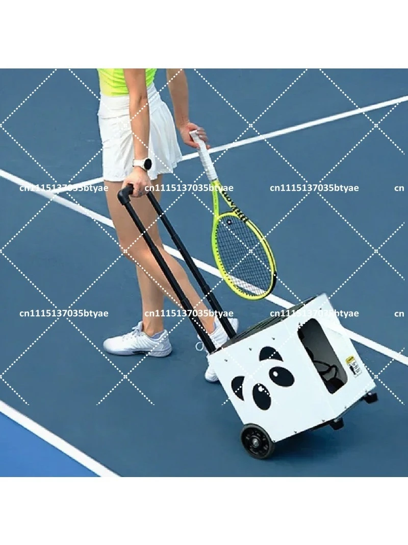 Smart Tennis Serve Machine V2 with Built-in App, Left & Right Serve, Lightweight Portable Training Tool
