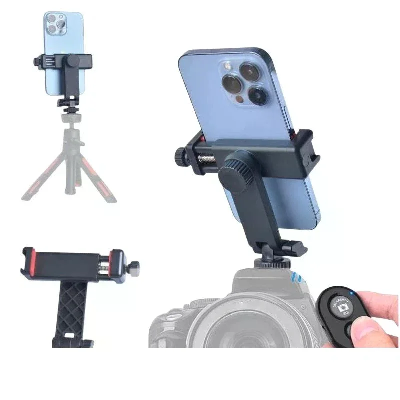 Camera Hot Shoe Cold Shoe Adapter High Strength Phone Tripod Mount for Live Streaming  Short Video Shooting Accessories