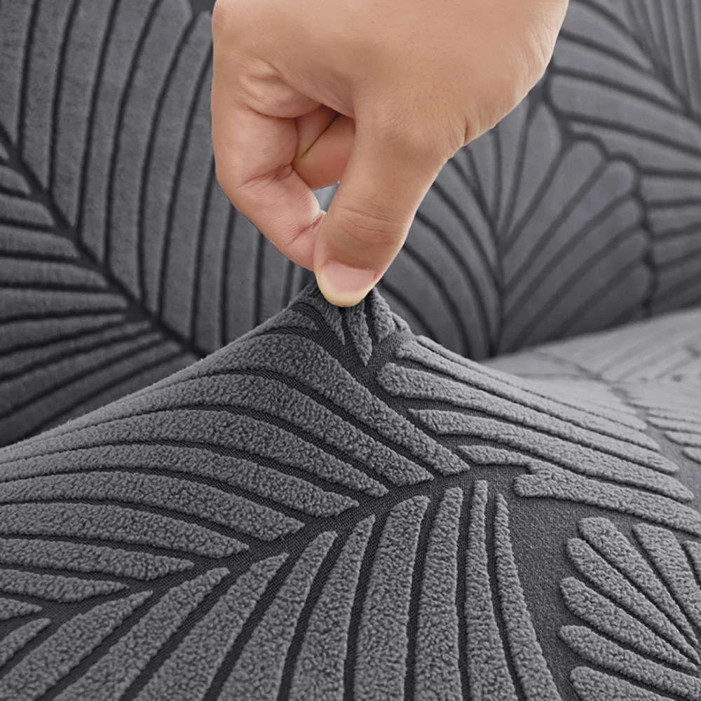 Jacquard Caterpillar Sofa Covers Soft Washable Solid Color Lazy Sofa Slipcovers Stretchable Durable Lounge Tatami Chair Cover