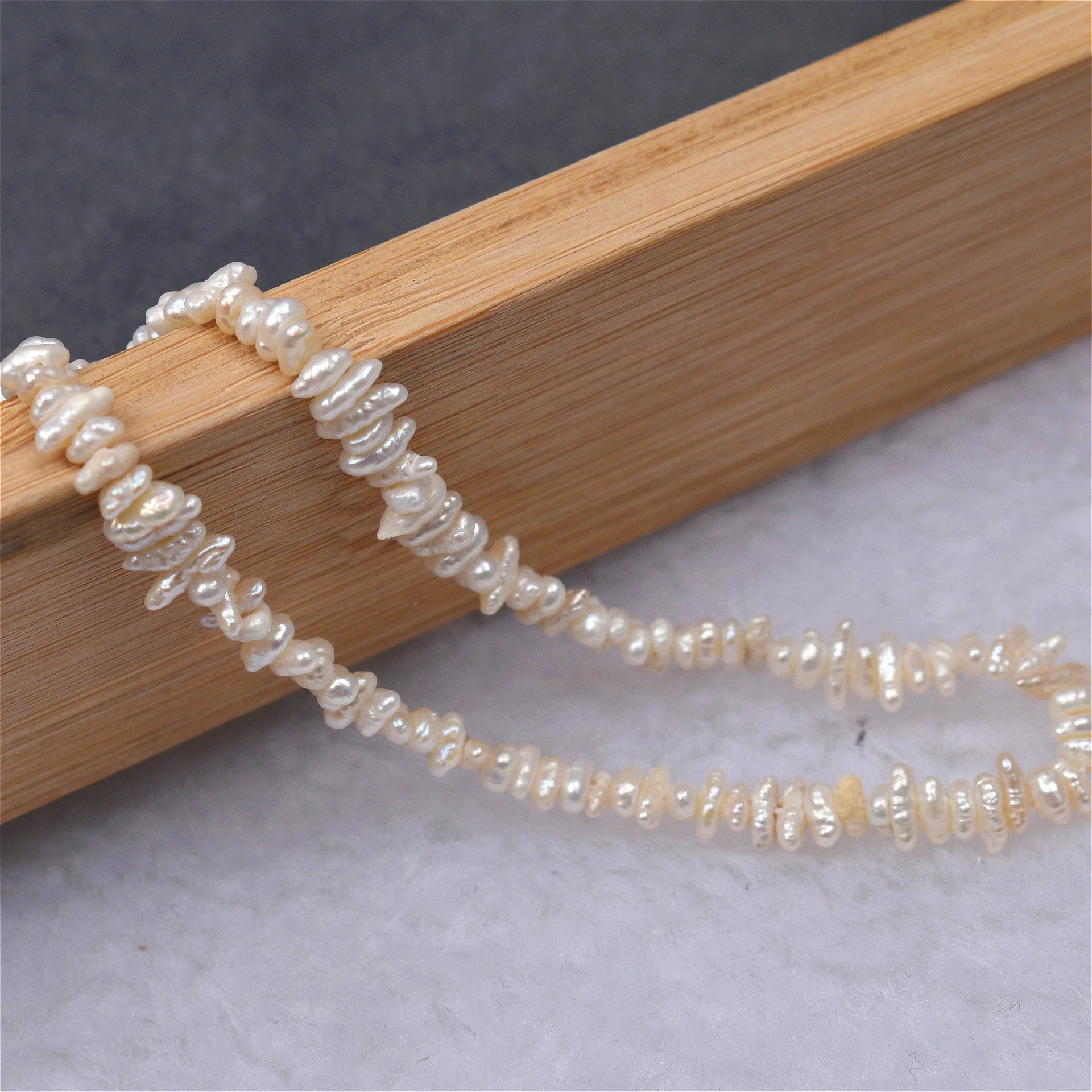 3-4mmAAA Small Natural Freshwater White Pearl Irregular Exquisite Bead Gift Women Jewelry Make DIY Necklace Bracelet Accessories 4