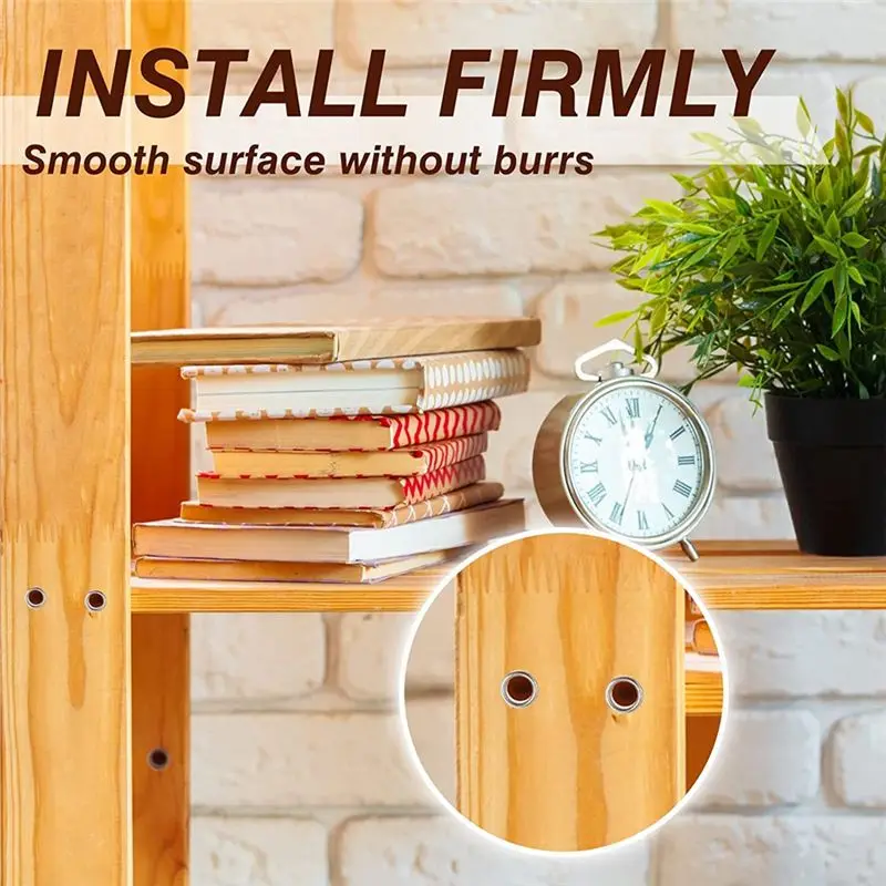 Power Tool Sets 300Pcs 1/4 Inch Shelf Sleeves Cabinet Shelf Pins Shelf Reinforcement Grommets for Kitchen Furniture Shelf Suppor