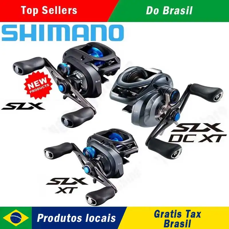 

SHIMANO Baitcasting Reel SLX DC XT/SLX XT/ SLX Fishing Reel 4+1BB New SVS Infinity braking system 8.2/7.2/6.3 Ratio HAGANE BODY