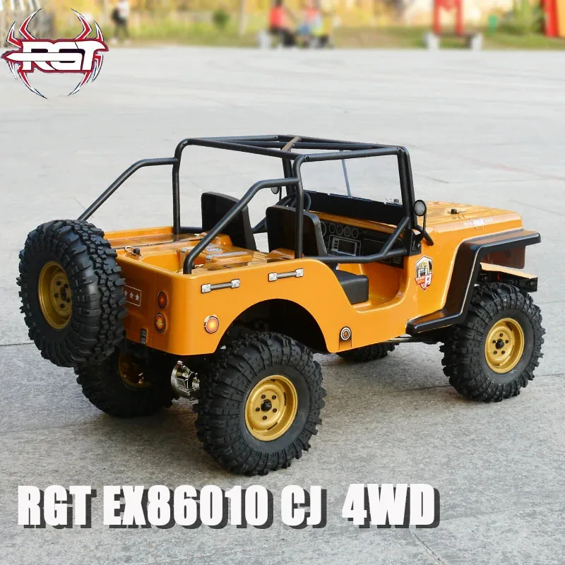 Rgt Ex86010 Cj Version 1:10 Off-road Climbing Vehicle 4wd Electric Remote Control Car Rc Simulation Model Car Outdoor Toy