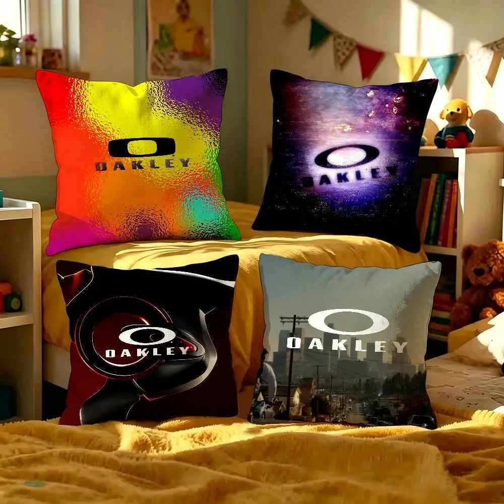 O-Oakleys Logo Personalized Pillow Dust Cover Bedroom Kids Party Decoration Pillowcase Birthday Children Gift