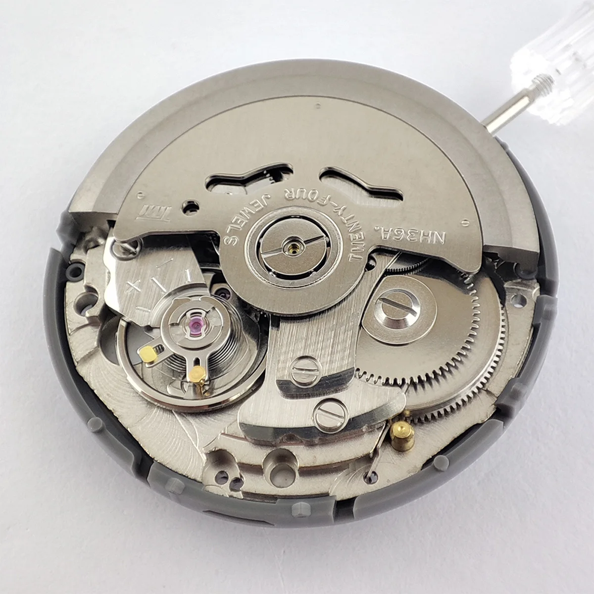 Japan Original NH36 Mechanical Movement High Accuracy Black 3 o'clock Date 4.2o'clock Crown Automatic Watch Movement Replace Kit
