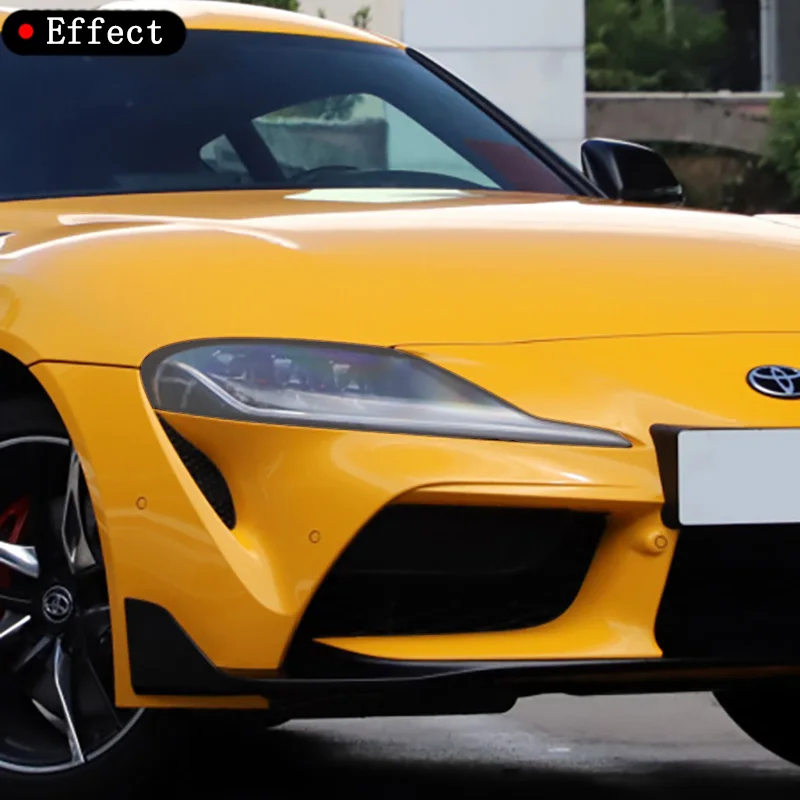자동차 FrontHeadlamps 훈제 블랙 TPU 보호 필름 스크래치 수리 필름 스티커 Toyota Supra 2019 2020 GR GT4 Accessori