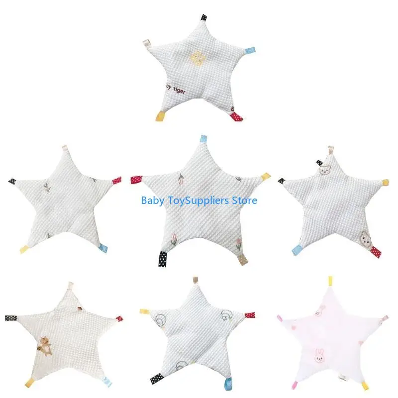 R1WF การ์ตูน Appease ผ้าเช็ดตัวผ้าฝ้ายนุ่มทารกแรกเกิดผ้าพันคอ Plush ผ้าห่มสำหรับเด็กทารกเด็กทารกน่ารักรูปแบบของขวัญ