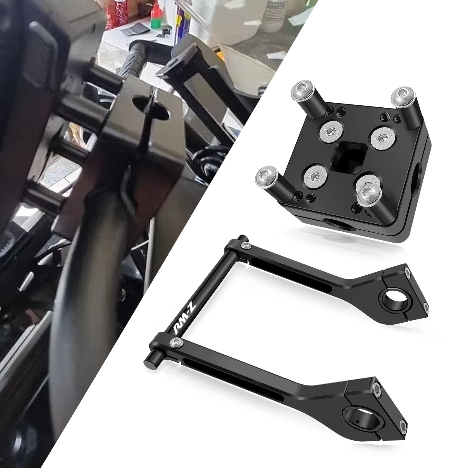 

Для RMZ RMZ RMX DRZ 250 400 450 Держатель дорожного книги Навигатор GPS Кронштейн Монтажные рычаги Комплект для rmz rmx drz 250 400 450