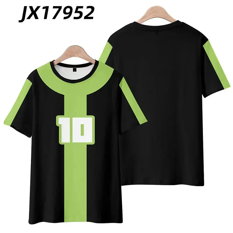 Cartoon Ben10 Alien Force 3D Printed T Shirt Women Men Summer Short Sleeve Top Kid Funny Cosplay Ben Tennyson Tees Shirt Costume