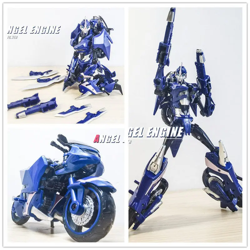 Bandai Angel Engine Transformable Robot Toy Arcee Japanese Color Motorcycle Rc Action Figure Model For Collectors Hobby Gift