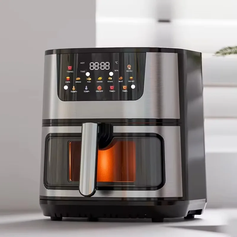 Top-Rated Electric Air Fryer Stainless Steel Rapid Air Technology Effortless Gourmet Cooking for Global Families Microwave