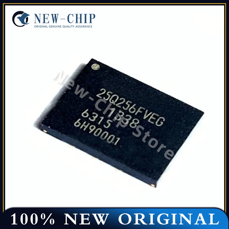 1PCS-10PCS/LOT W25Q256FVEIG 25Q256FVEG WSON-8 New original