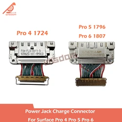 Laptop Dock Port Charging DC Jack Charge Connector For Surface Pro 4 1724 Pro 5 1796 Pro 6 1807 DC Jack Charge Port Replacement