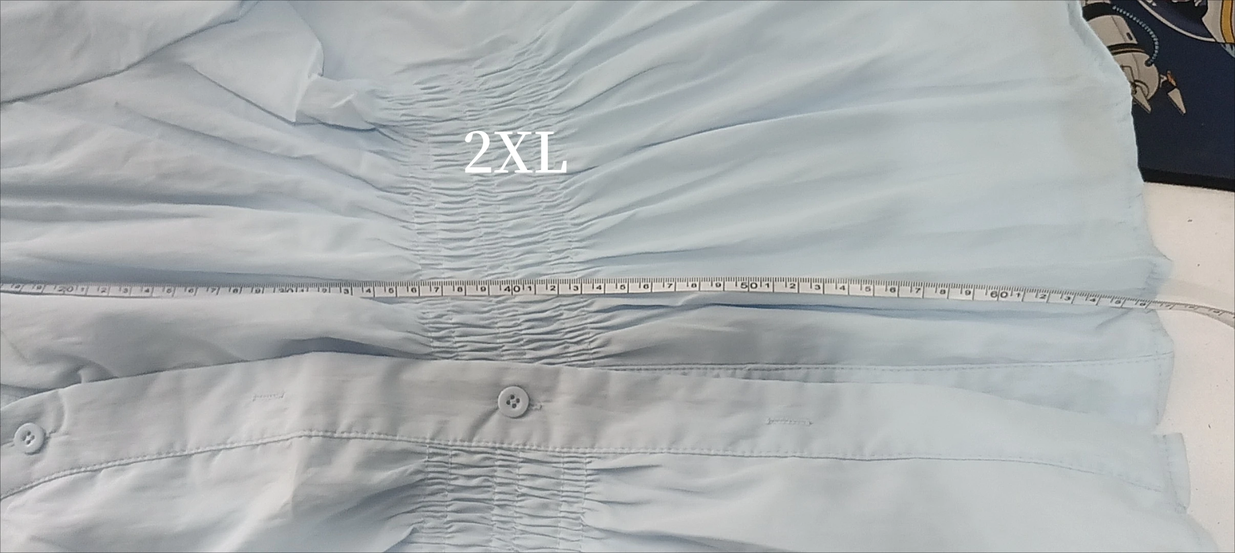 200 Pounds Plus Size Elastische Taille Büro-Damen-Trendhemd und Bluse Einfarbiges Oberteil Damenbekleidung V-Ausschnitt French Chic Basics – Detail 7