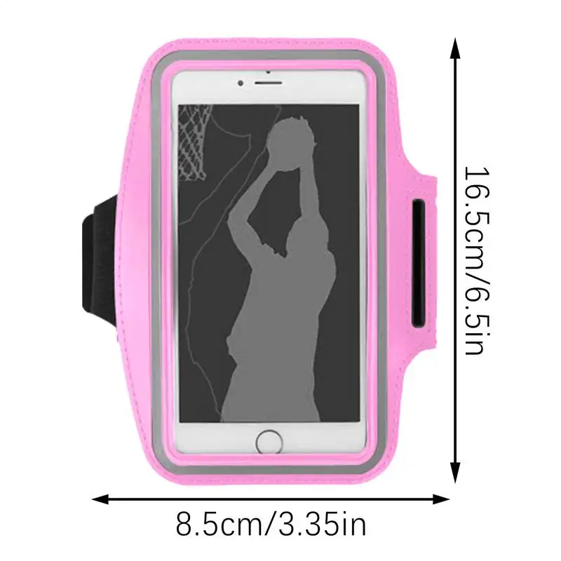 Держатель для телефона для бега Водонепроницаемый браслет для телефона для бега Легкая противоударная сумка для хранения со слотом для ключей Спортивная сумка