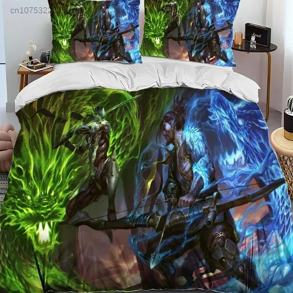 3D OW Overwatch Game Gamer DVA Bedding Set Printed Bed Set With Pillowcase Bed Duvet Cover Soft Queen King Size Bedclothes Home