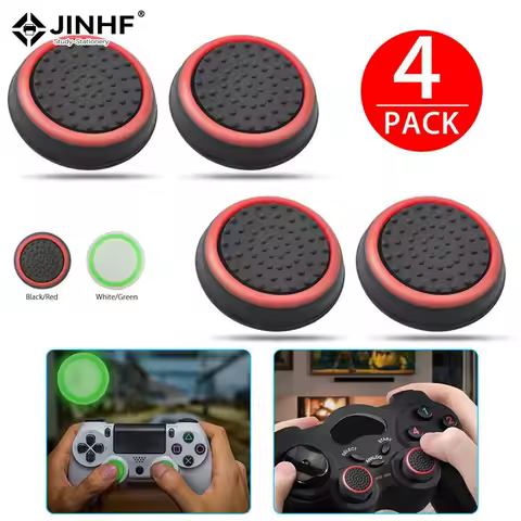 4pcs/lot Replacement Silicone Thumbsticks Joystick Cap Cover For PS3/PS4/XBOX 360 Wireless Controllers Game Accessories