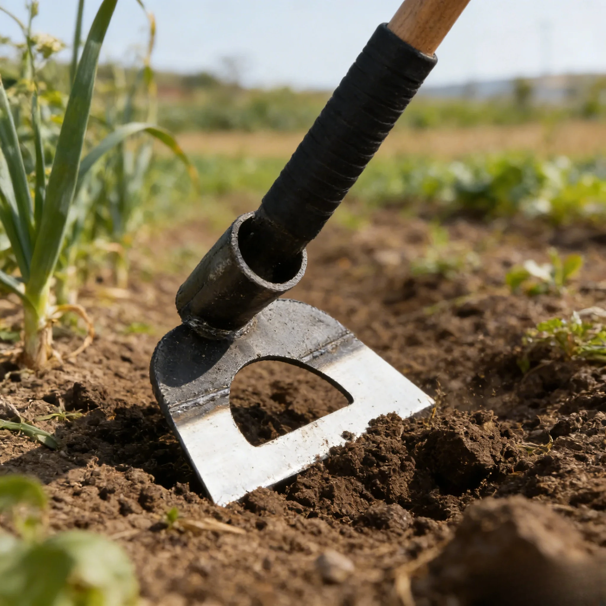 Essential for Horticulture! Steel Hollow Hoe & Hand-held Weeding Harrow, Great Tools for Loosening Soil in Vegetable Planting.