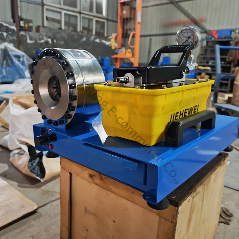 

Small Pipe Pressing Machine High-pressure Oil Pipe Brake Fastening Machine Multifunctional Pneumatic Pipe Shrinking Machine