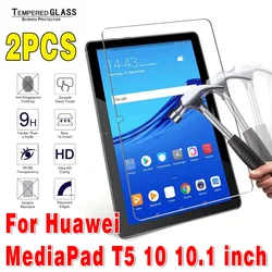 Vidrio templado para Huawei MediaPad T5 10 AGS2-W09/L09/L03/W19 9H, película protectora de pantalla de 10,1 pulgadas, 2 uds.