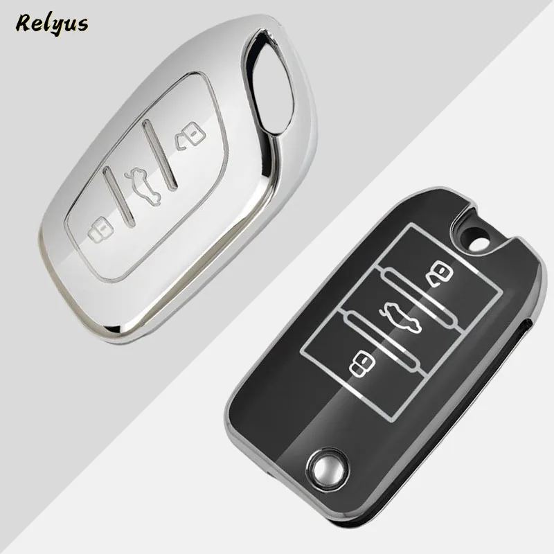 

Soft TPU Key Case Cover Keychain Fob For MG ZS HS EV MG5 MG6 EZS EHS For Roewe RX5 I5 I6 RX3 RX8 Keyless Accessories Holder