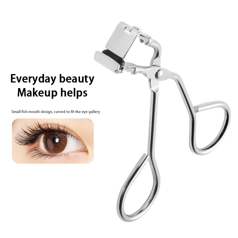 1pcs Stainless Steel Local Eyelash Clip Natural Curly Cosmetic Clip Eye Lash Curling Applicator Professional Eyelash Curler