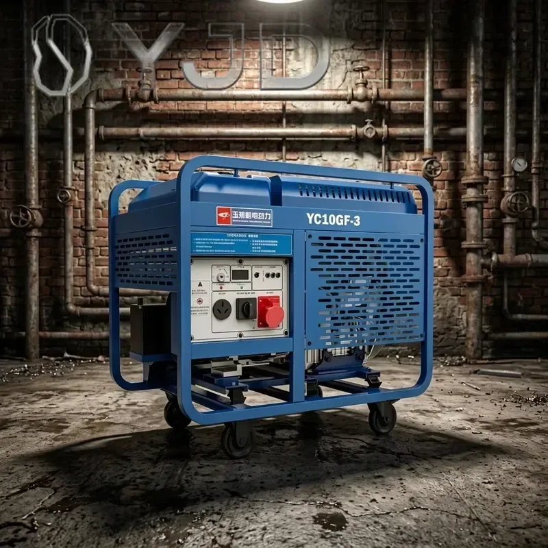 YJD Super Silent Open Frame Mini Diesel Generator 220V Single Phase 50/60Hz Waterproof ATS Option 1800 RPM