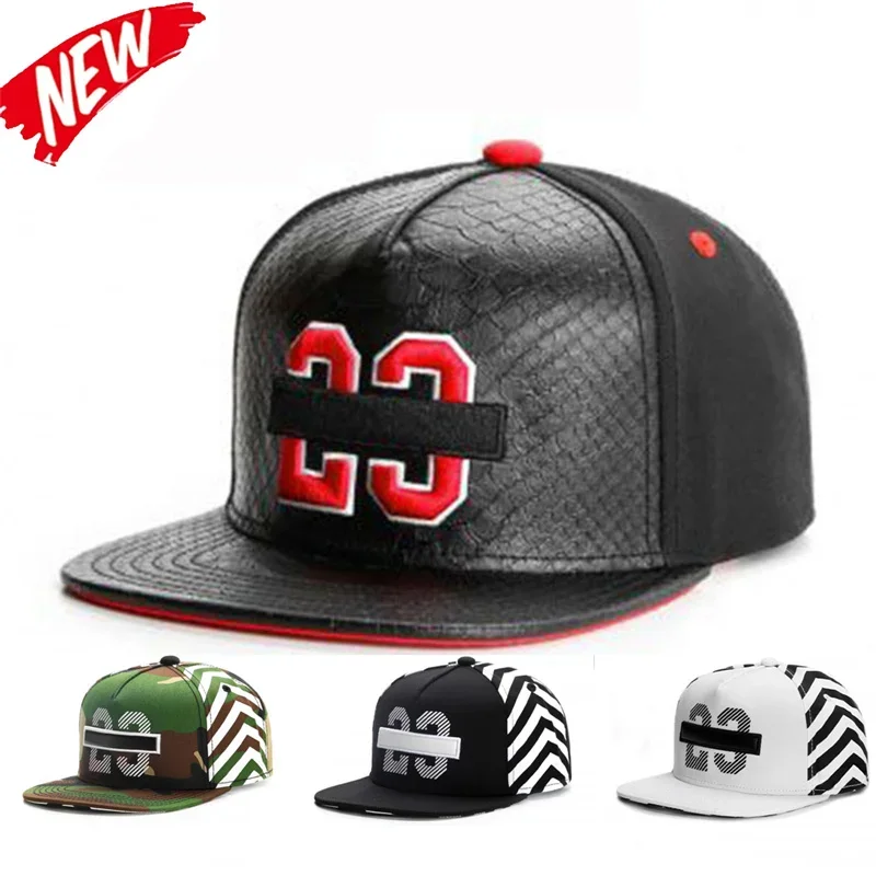 Moda Luksusowe 23. Hafty Unisex Czapki z daszkiem dla kobiet Mężczyźni Hip-hop Czapki rycerskie Sportowe Snapback Sun Trucker Hat Gorras Hombre