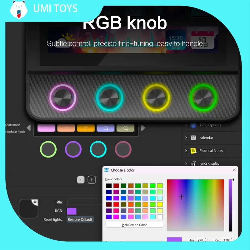 미라박스 N4 N3 스트림덱 10키 미니 키패드 비주얼 매크로 M박스 키보드 라이브 콘텐츠 제작 컨트롤러 멀티미디어 키패드 선물 