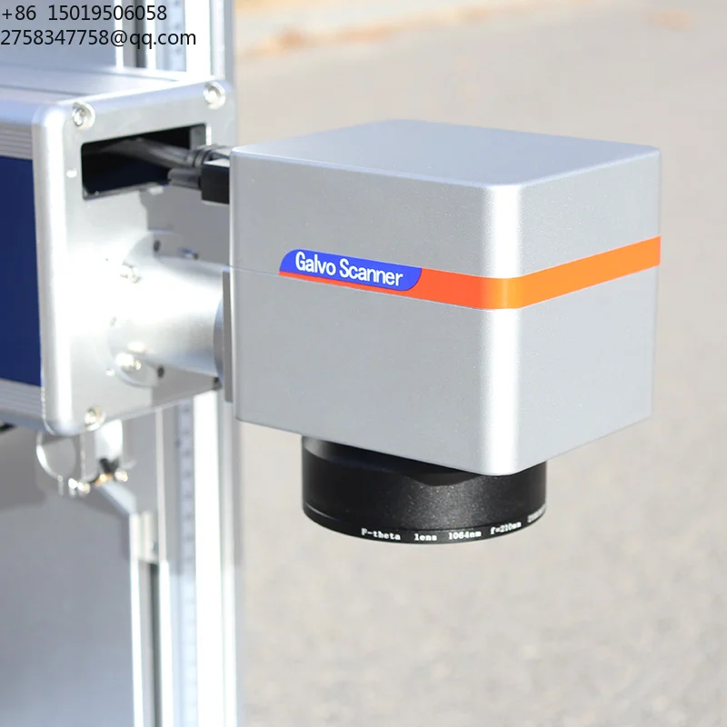 Portable 20w 30w 50w Fiber Las=er Marking Machine on Metal Aluminum Small Las=er Marker