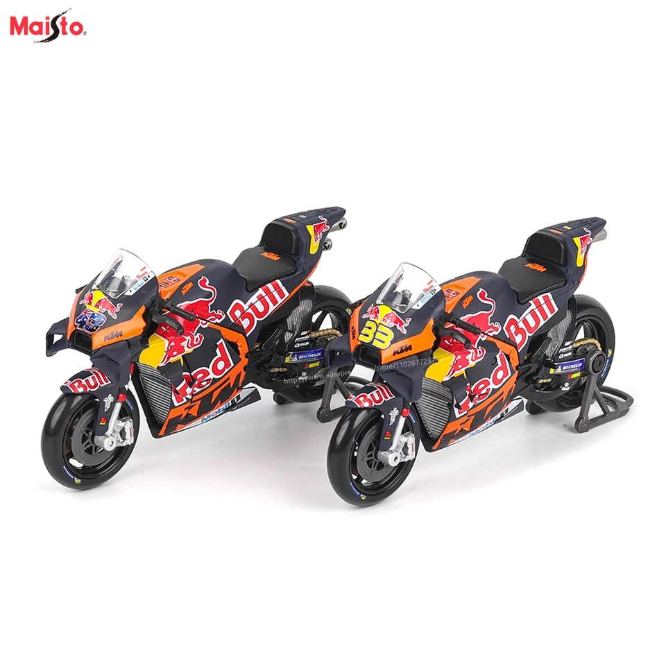 ミニカー RedBull KTM Factory RacingTeam RC16 1/18 Maisto 1:18 NEW 2023 Red Bull KTM Factory Racing #43 #33 Moto GP